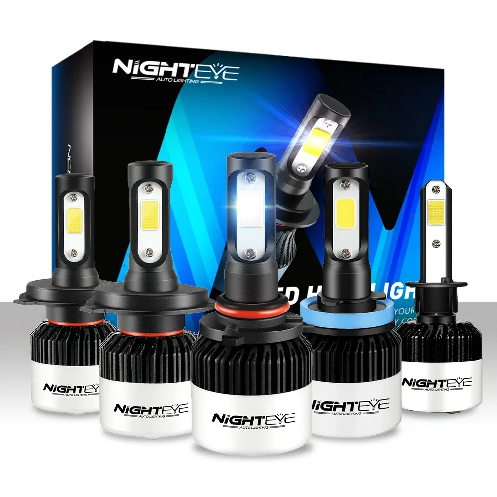 Ampoules de phares LED blanc 6500 K, lot de 2