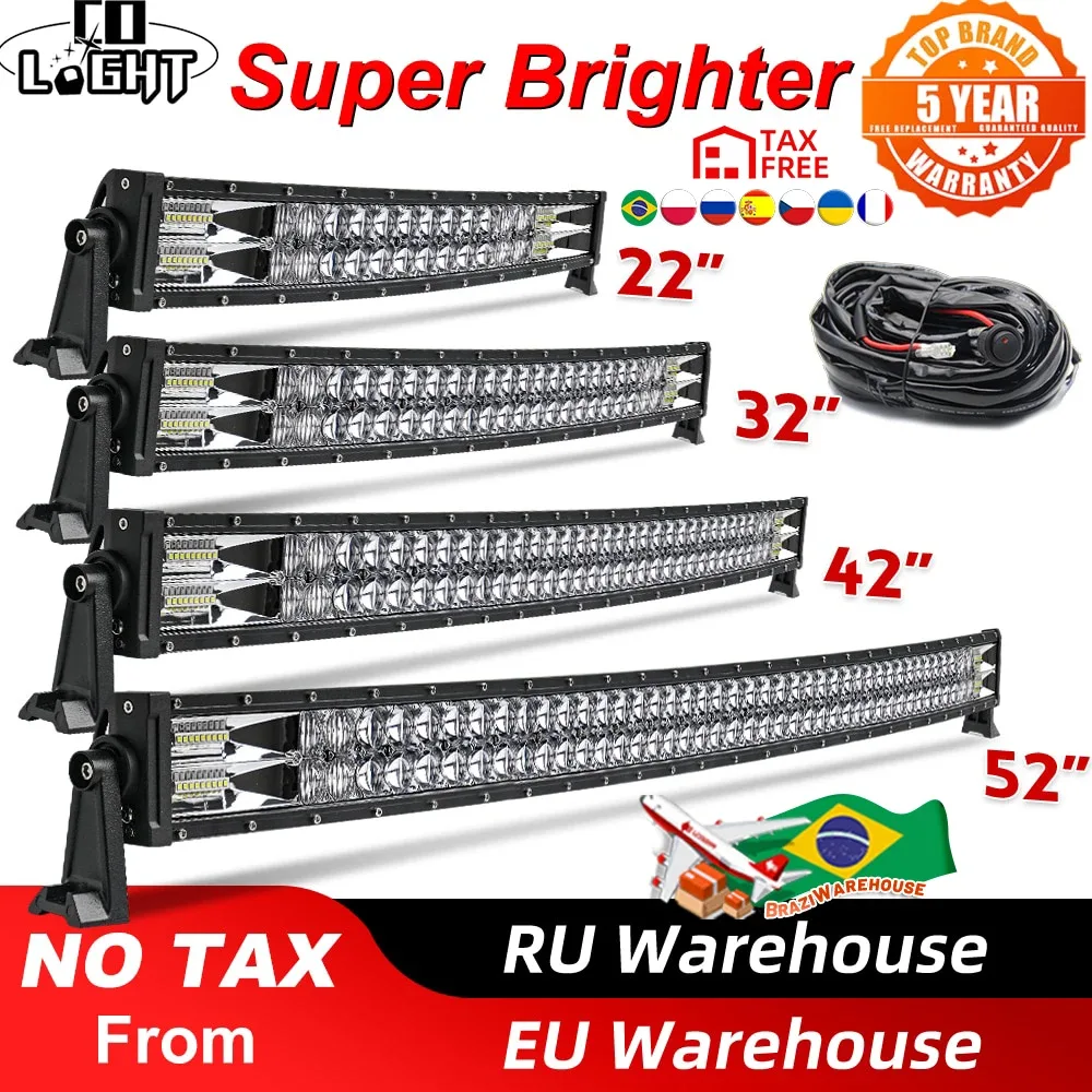 Barre à LED tout-terrain double rangée