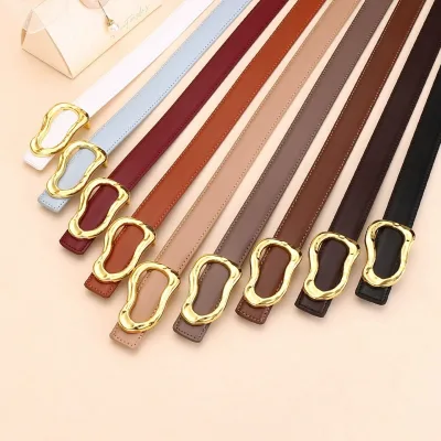 Ceinture femme en cuir véritable – image 2