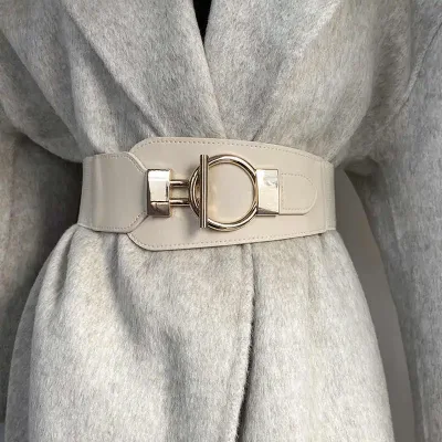 Ceinture unie pour femme, style formel