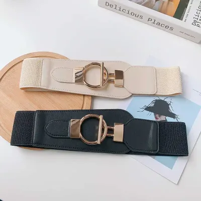 Ceinture unie pour femme, style formel – image 2