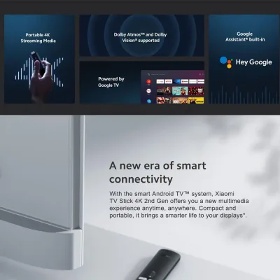 Clé TV 4K Android avec télécommande – image 2