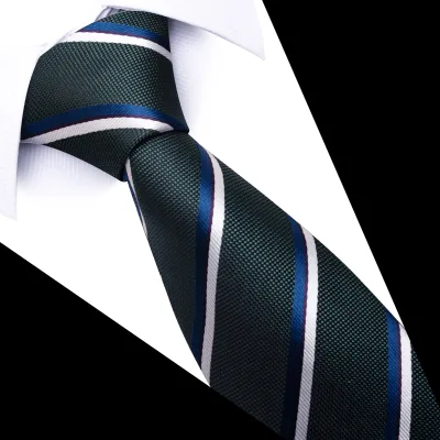 Cravate homme bleu foncé, 145 cm – image 2