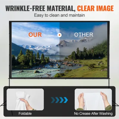 Écran de projection sur pied portable 16:9 – image 3