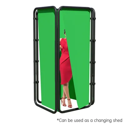 Fond vert de photographie avec support – image 3