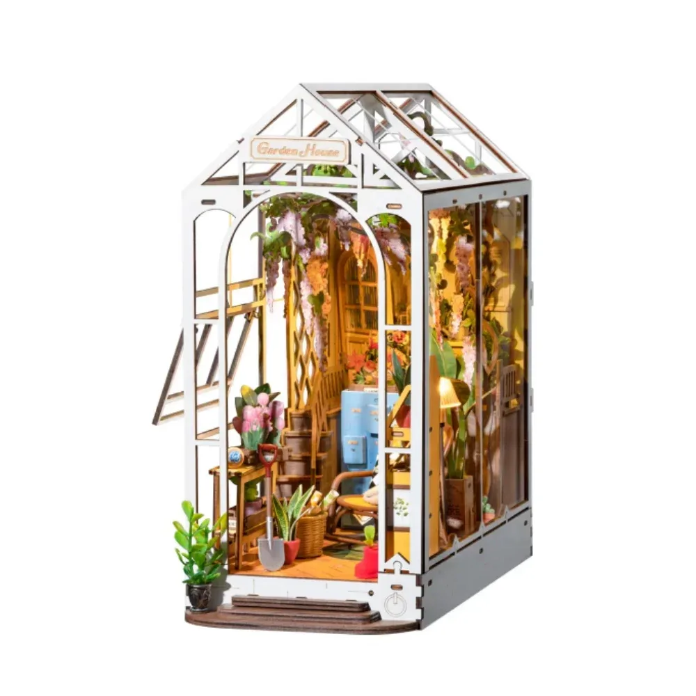 Kit maison de poupée en bois à LED