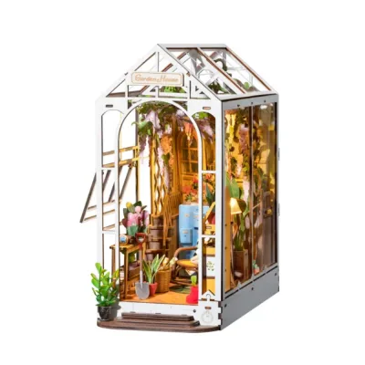 Kit maison de poupée en bois à LED