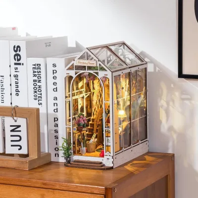 Kit maison de poupée en bois à LED – image 2