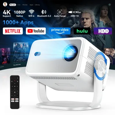 Mini vidéoprojecteur LED blanc 1400 lumens