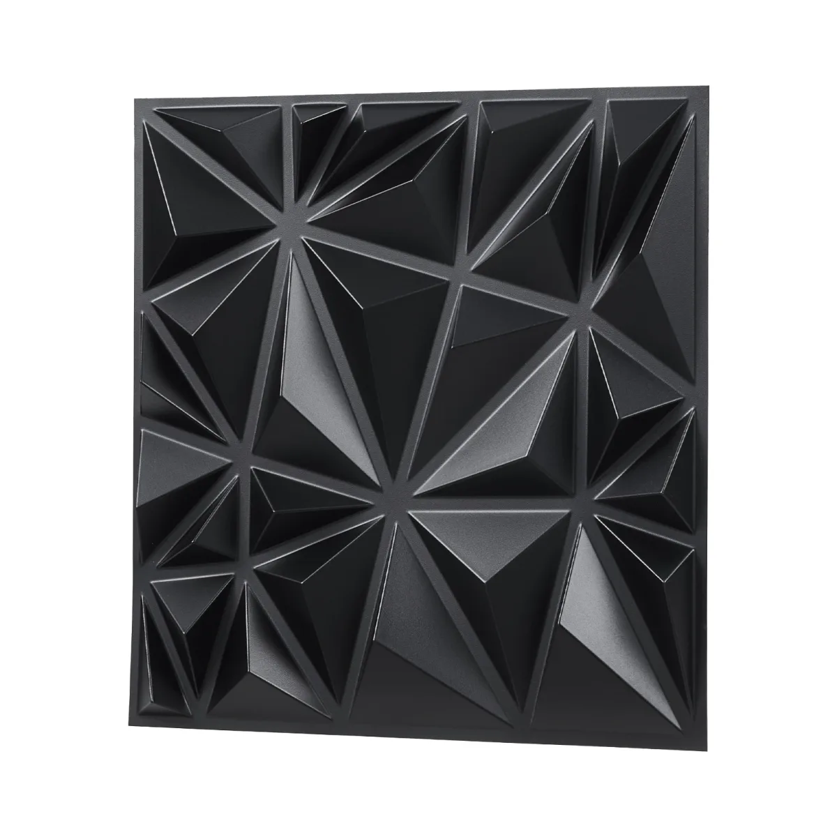 Panneaux muraux 3D en PVC motif losanges