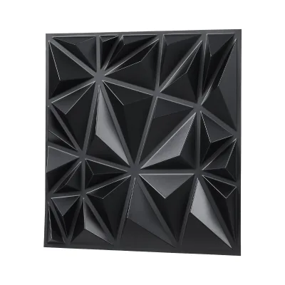 Panneaux muraux 3D en PVC motif losanges