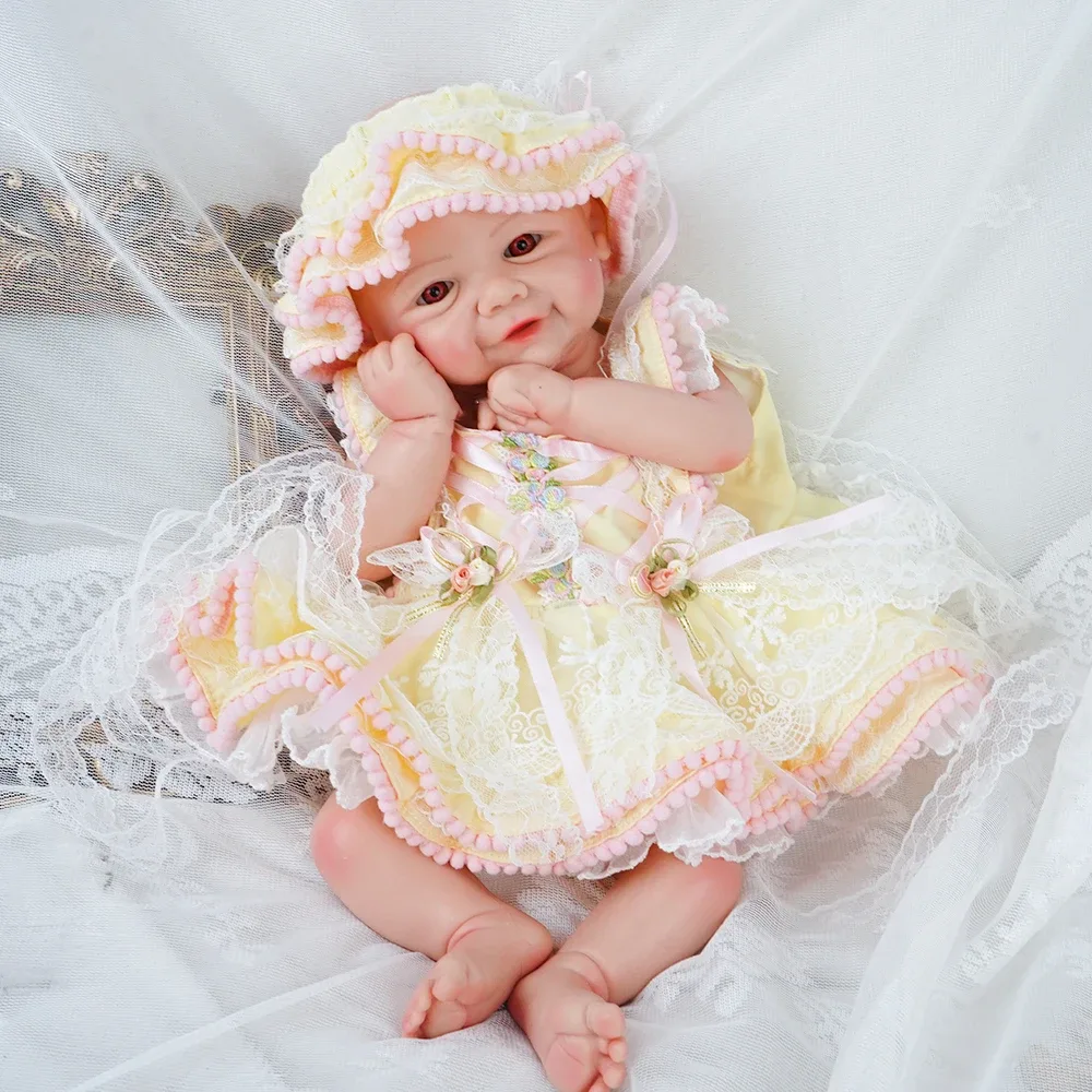 Poupée reborn fille en silicone
