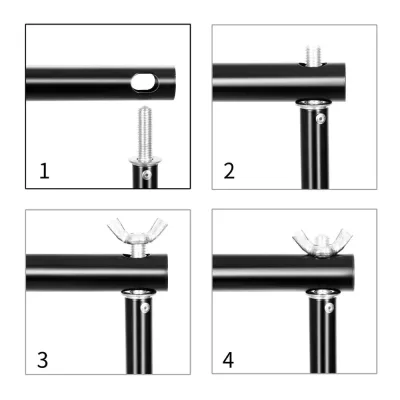 Support de fond télescopique en aluminium – image 3