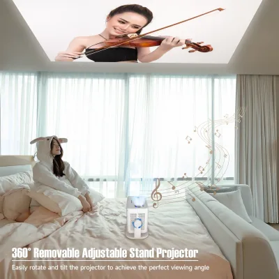 Vidéoprojecteur portable 1080P Android, Wifi – image 3