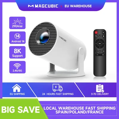 Vidéoprojecteur portable Wifi6 Bluetooth 5.4